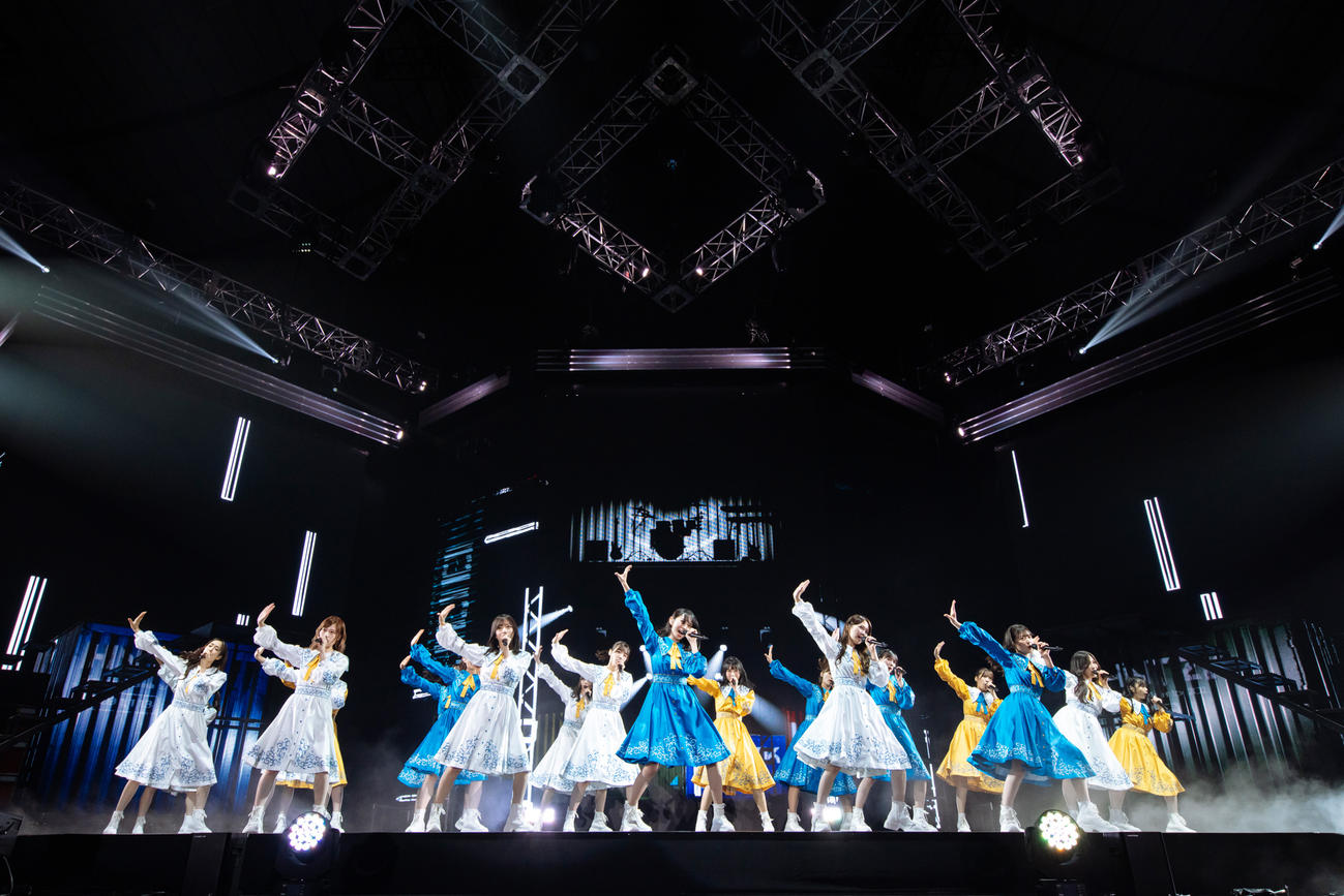 全国ツアーの千秋楽を迎えた日向坂46（撮影・上山陽介）