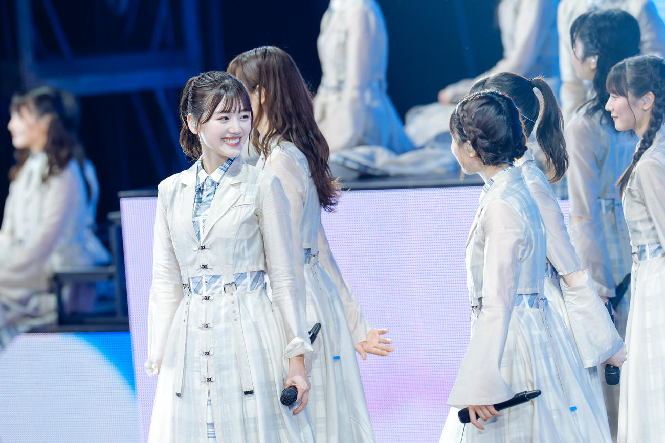 全国ツアーの千秋楽を迎えた日向坂46（撮影・上山陽介）