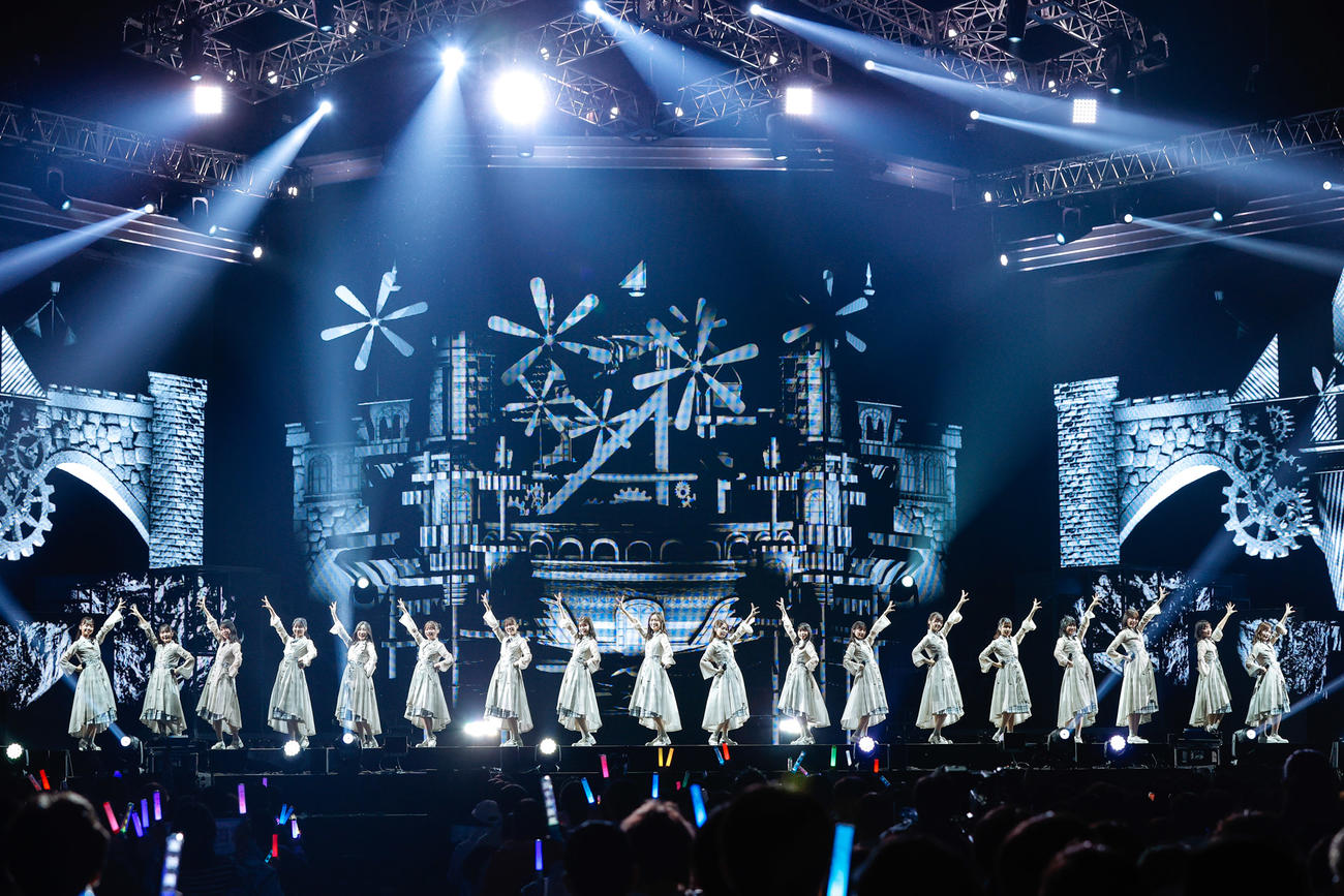 全国ツアーの千秋楽公演を行った日向坂46（撮影・上山陽介）