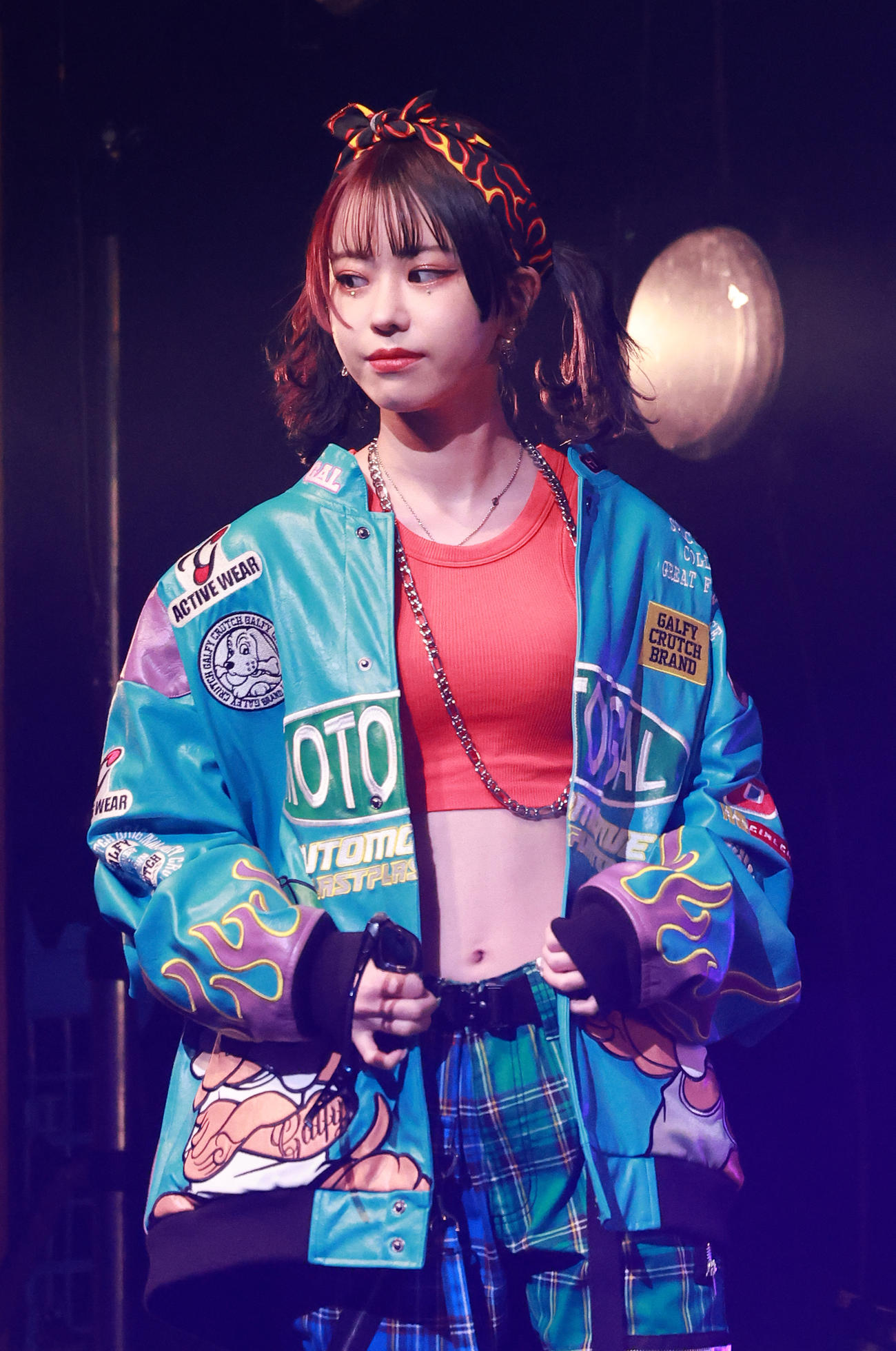 「TGC teen 2022 Tokyo supported by Up－T」に出演したかすこんねぅ（撮影・中島郁夫）