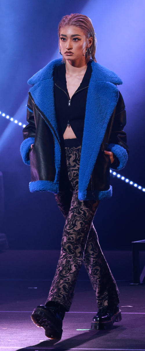 「TGC teen 2022 Tokyo supported by Up－T」に出演したMAAYA（撮影・中島郁夫）