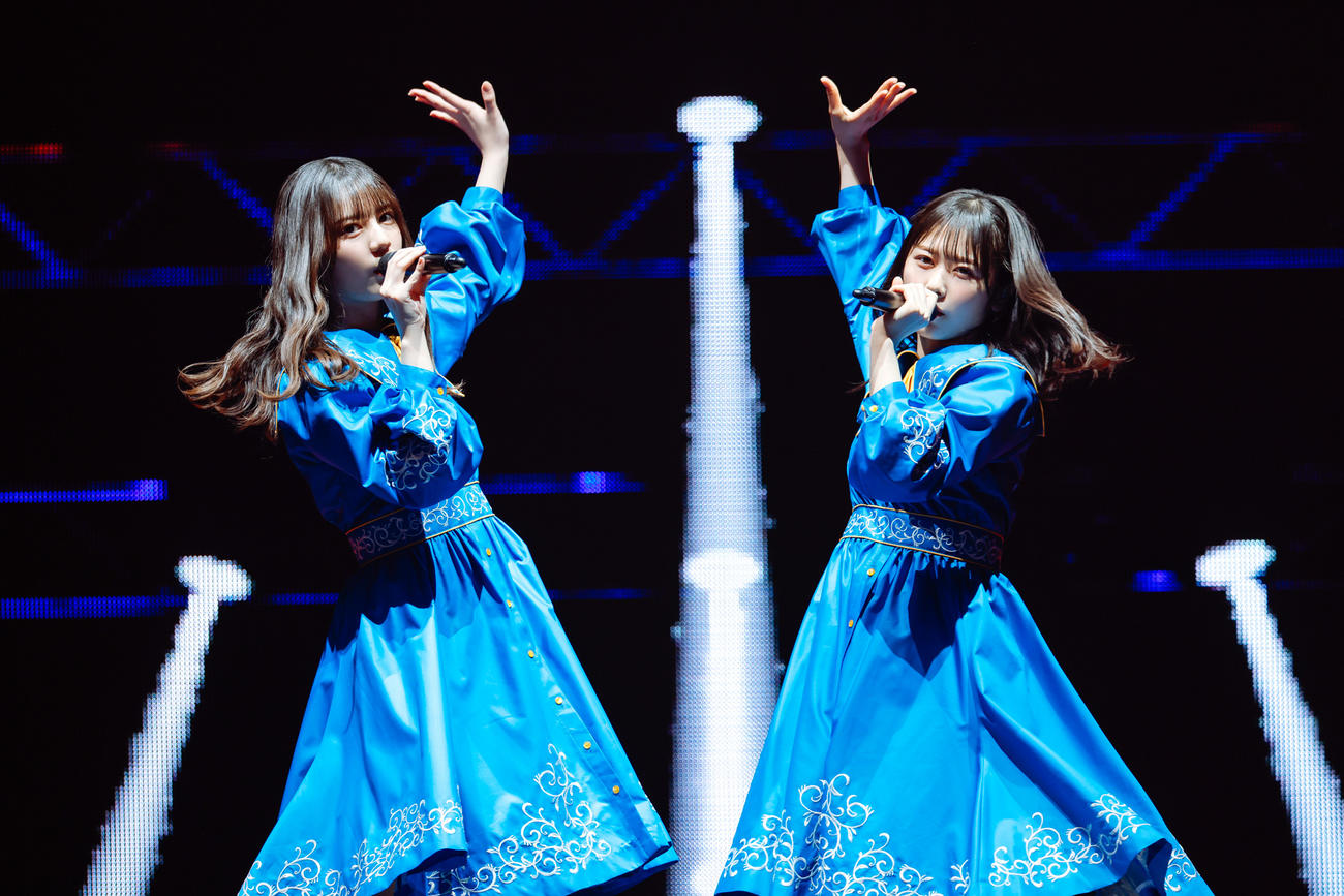 全国ツアーの千秋楽を迎えた日向坂46（撮影・上山陽介）