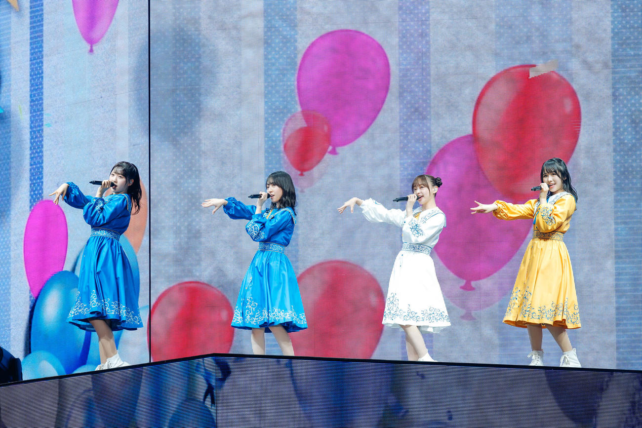 全国ツアーの千秋楽を迎えた日向坂46（撮影・上山陽介）