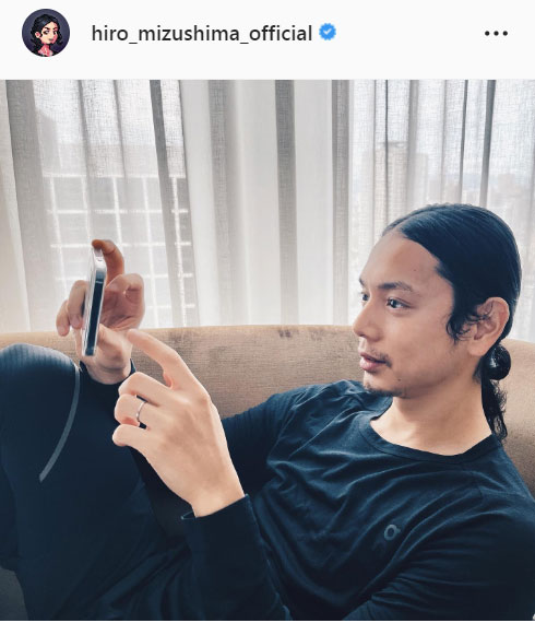 水嶋ヒロのインスタグラムより