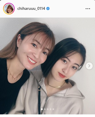 新山千春インスタグラムより