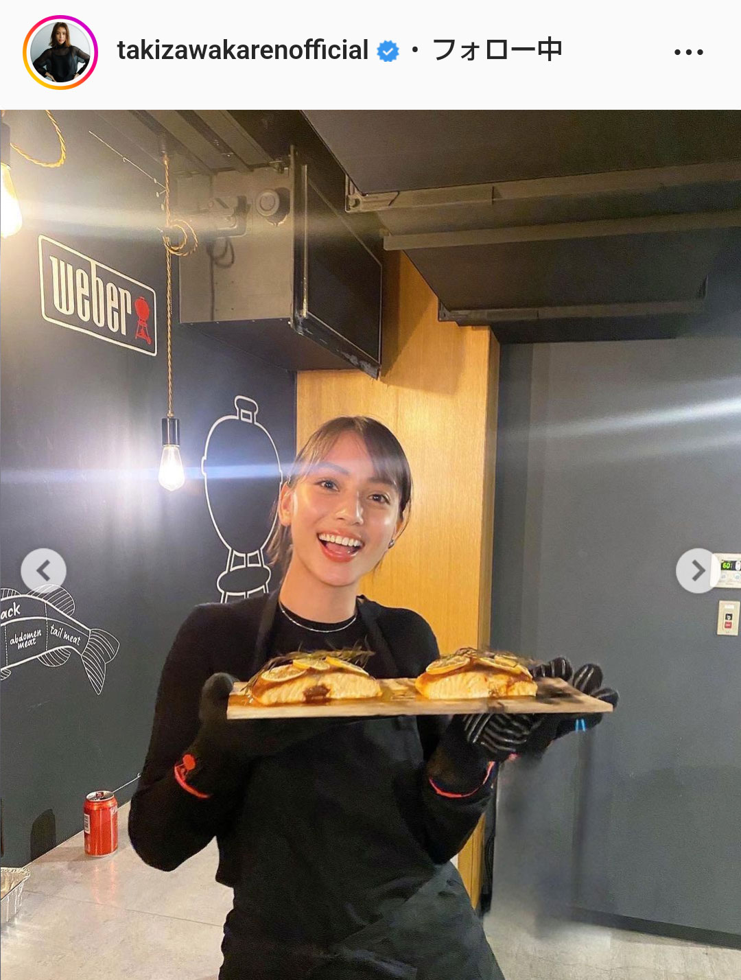 滝沢カレンのインスタグラムより