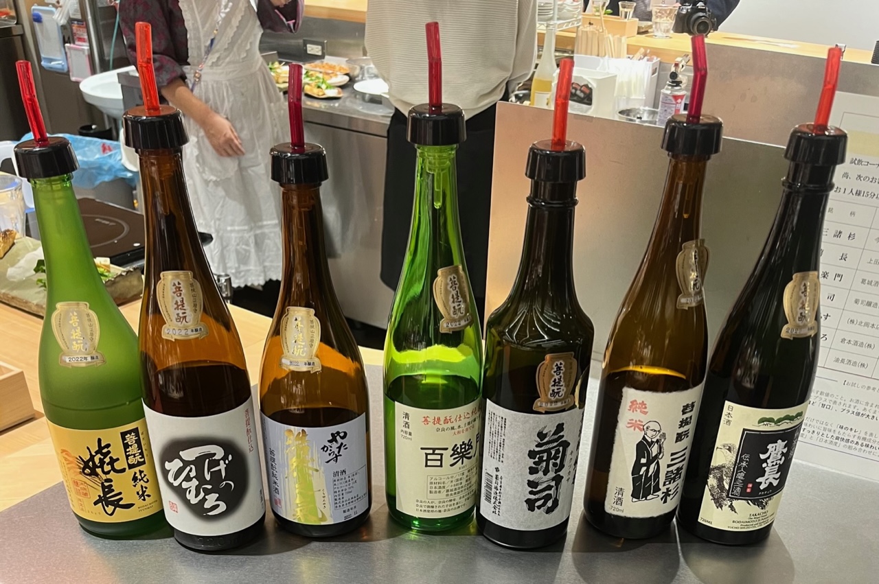 イベントで高野祐衣が試飲した7つの日本酒