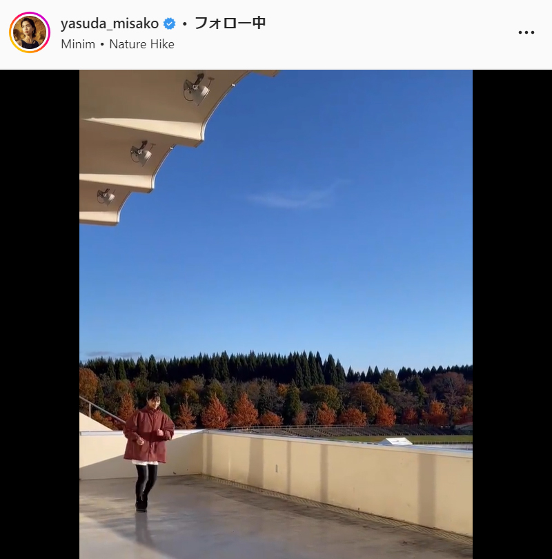 安田美沙子のインスタグラムより