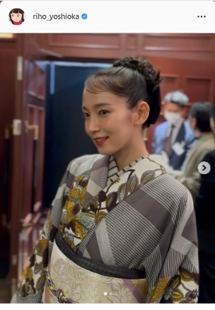 吉岡里帆インスタグラムより