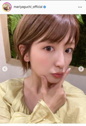 矢口真里インスタグラムより