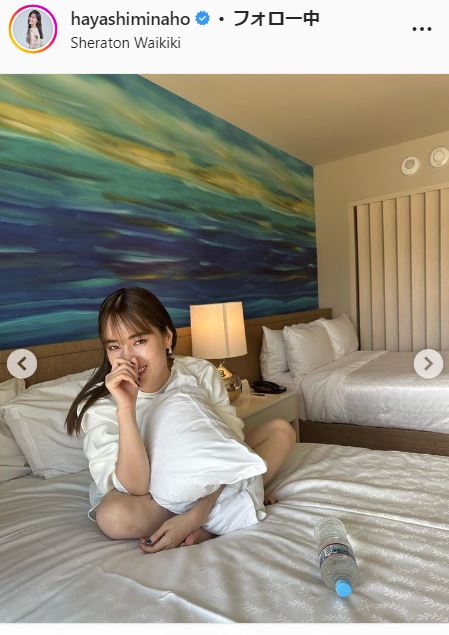 林みなほアナのインスタグラムより