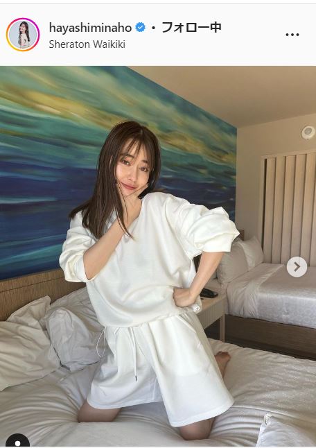 林みなほアナのインスタグラムより