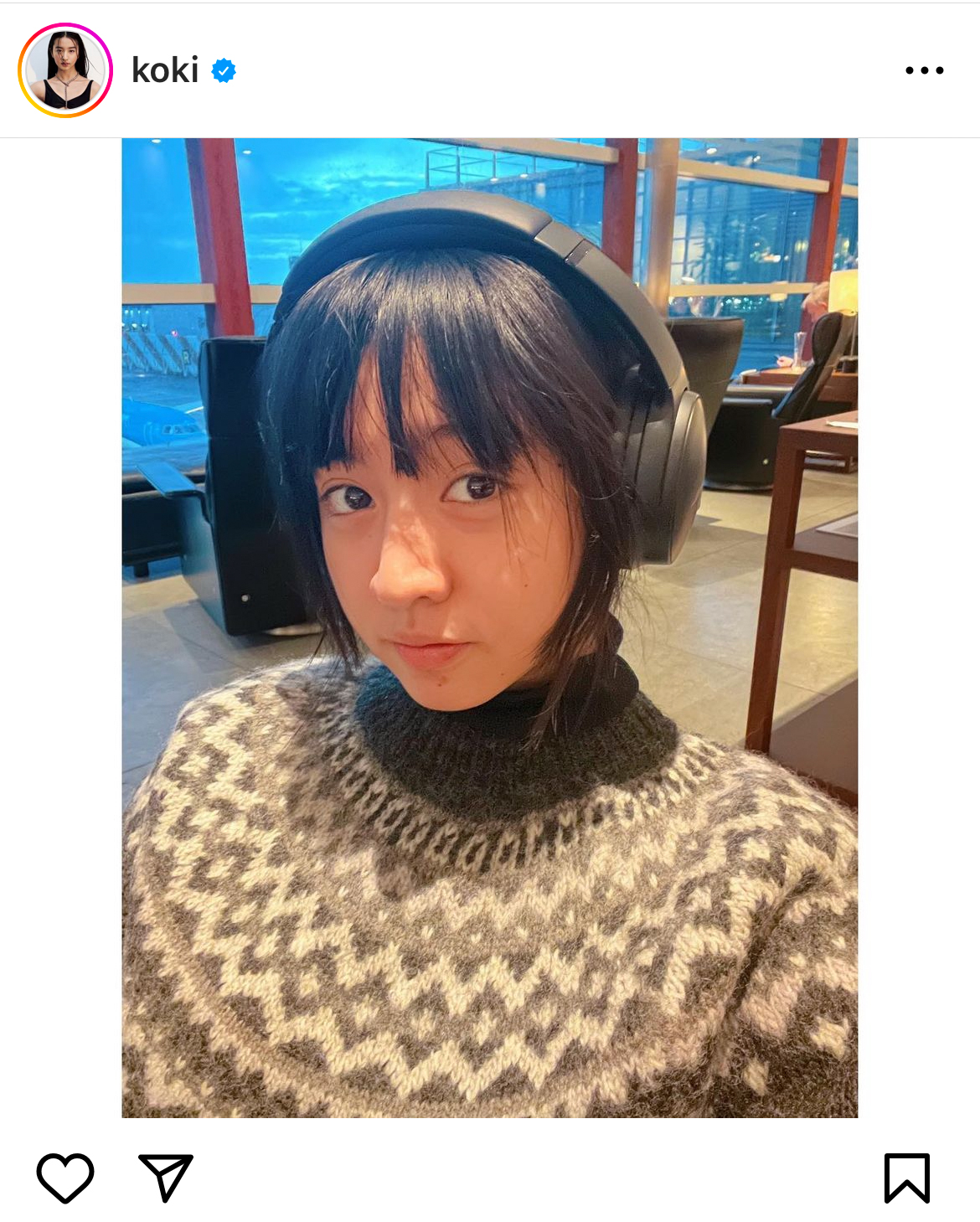 kokiのインスタグラムより