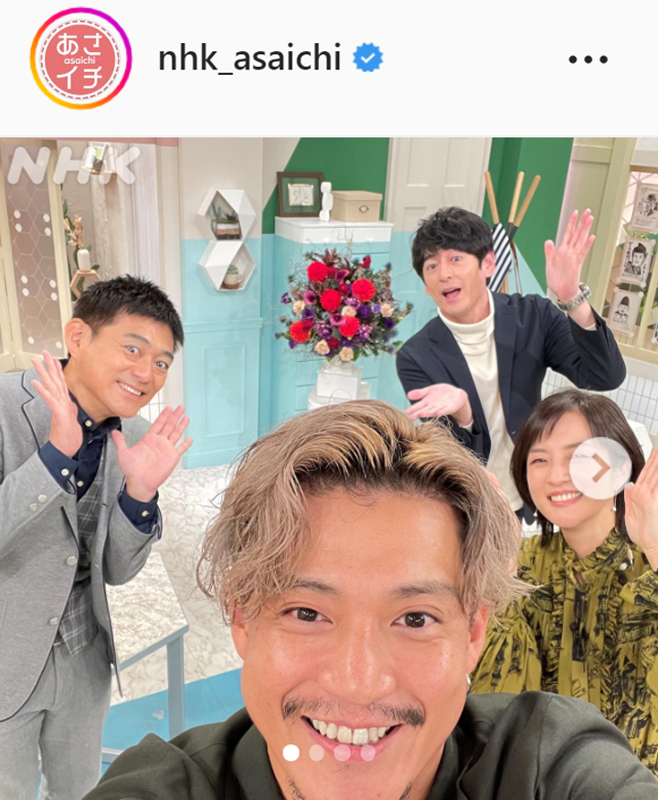 NHK「あさイチ」のインスタグラムより