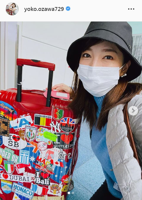 小澤陽子アナのインスタグラムより