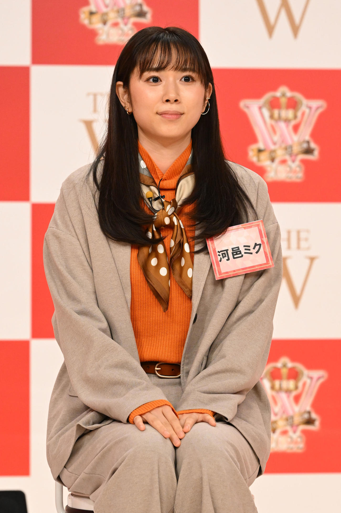 決勝進出が決まった河邑ミク（撮影・滝沢徹郎）