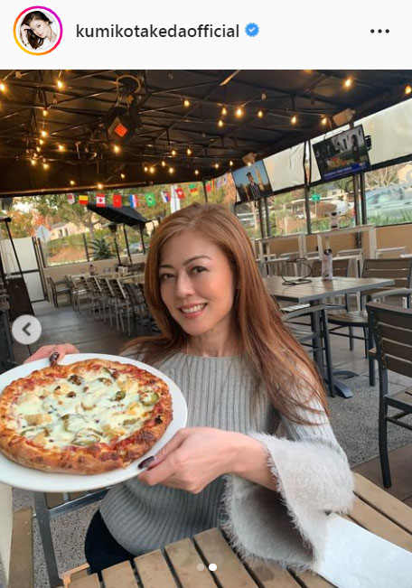 武田久美子のインスタグラムより