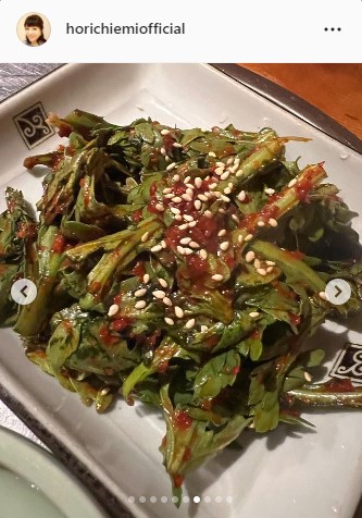 堀ちえみのインスタグラムより