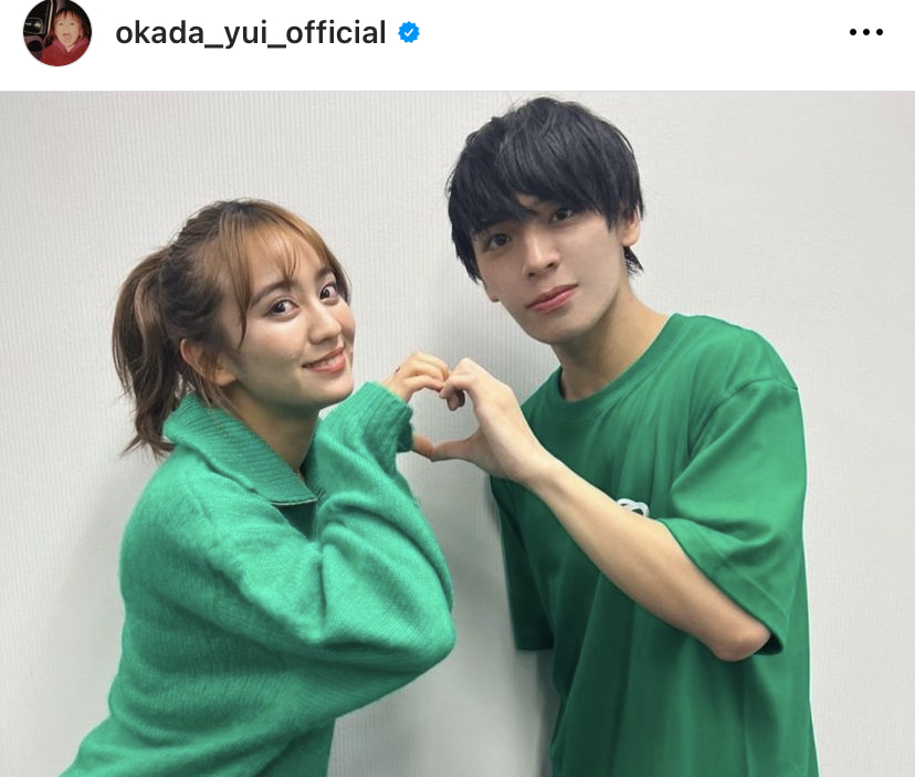 岡田結実のインスタグラムより