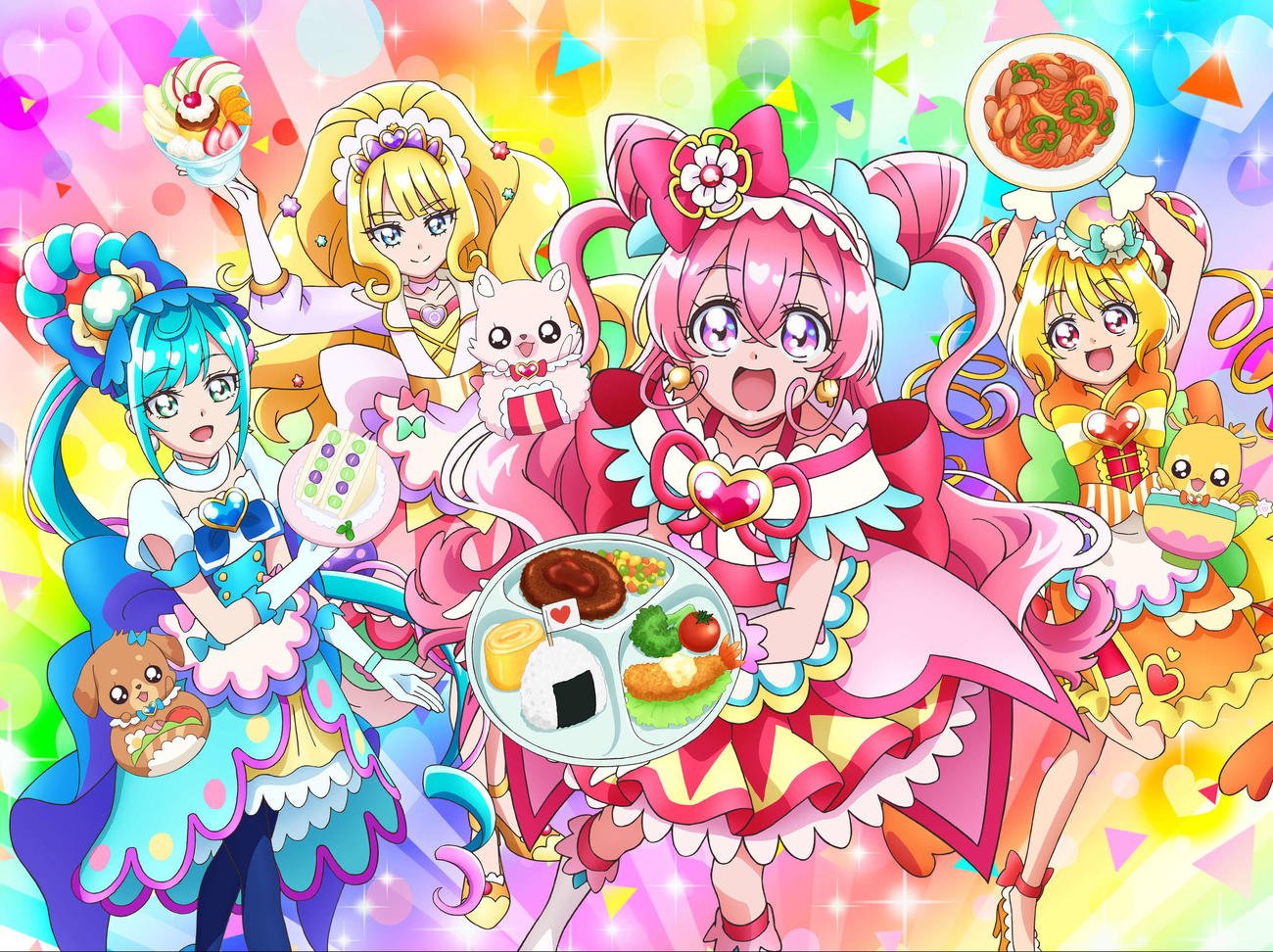 「映画デリシャスパーティハートプリキュア　夢みるハートお子さまランチ！」(C)2022映画デリシャスパーティハートプリキュア製作委員会