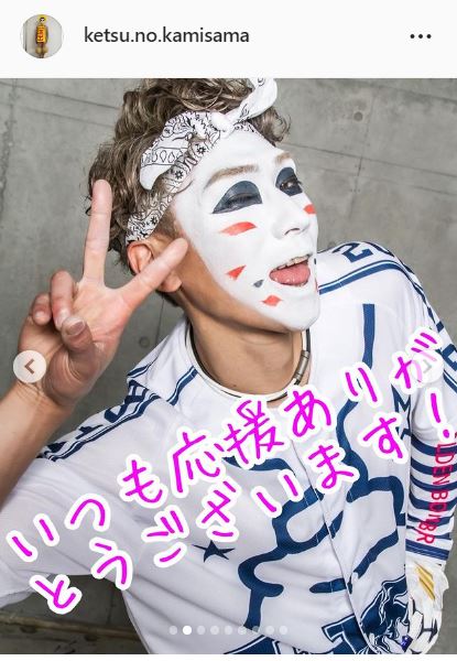 樽美酒研二のインスタグラムより