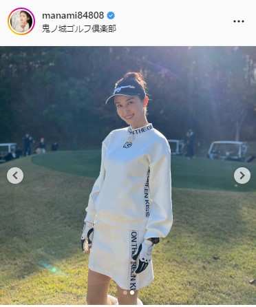 橋本マナミのインスタグラムより