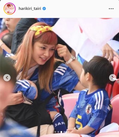 平愛梨のインスタグラムより