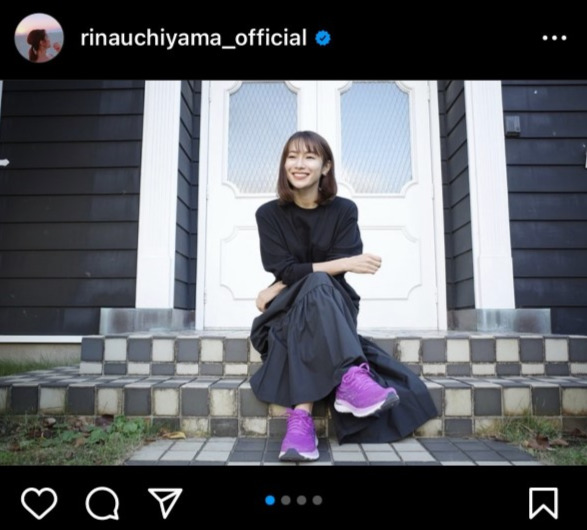 内山理名のインスタグラムより