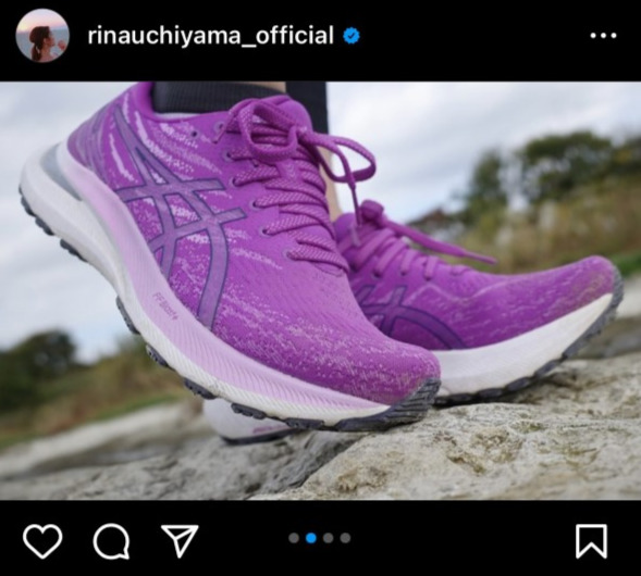 内山理名のインスタグラムより