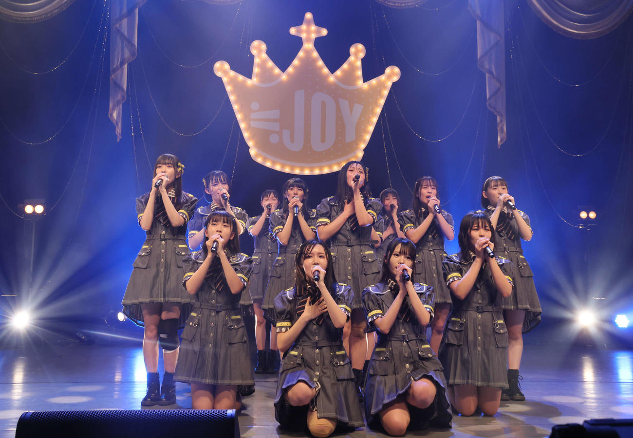 初の単独公演を行った≒JOY