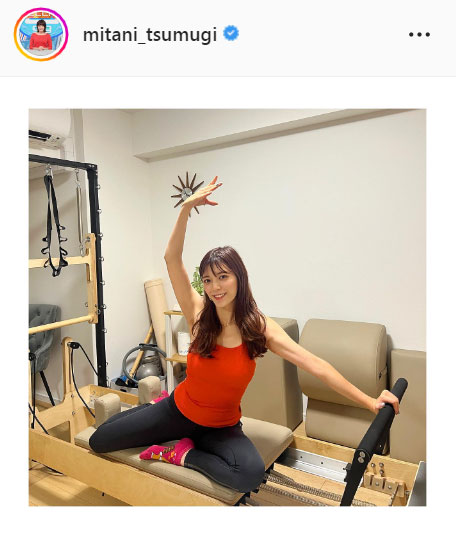 三谷紬アナのインスタグラムより