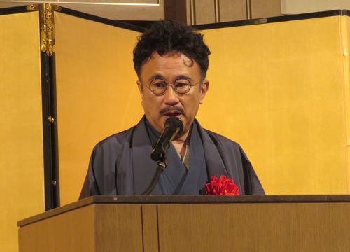 「第七十回菊池寛賞」贈呈式に出席した三谷幸喜氏
