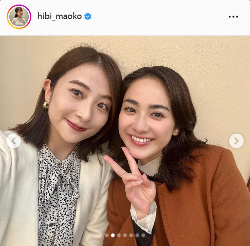 日比麻音子アナのインスタグラムより