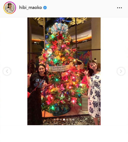 日比麻音子アナのインスタグラムより