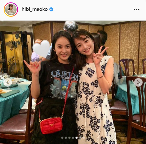 日比麻音子アナのインスタグラムより