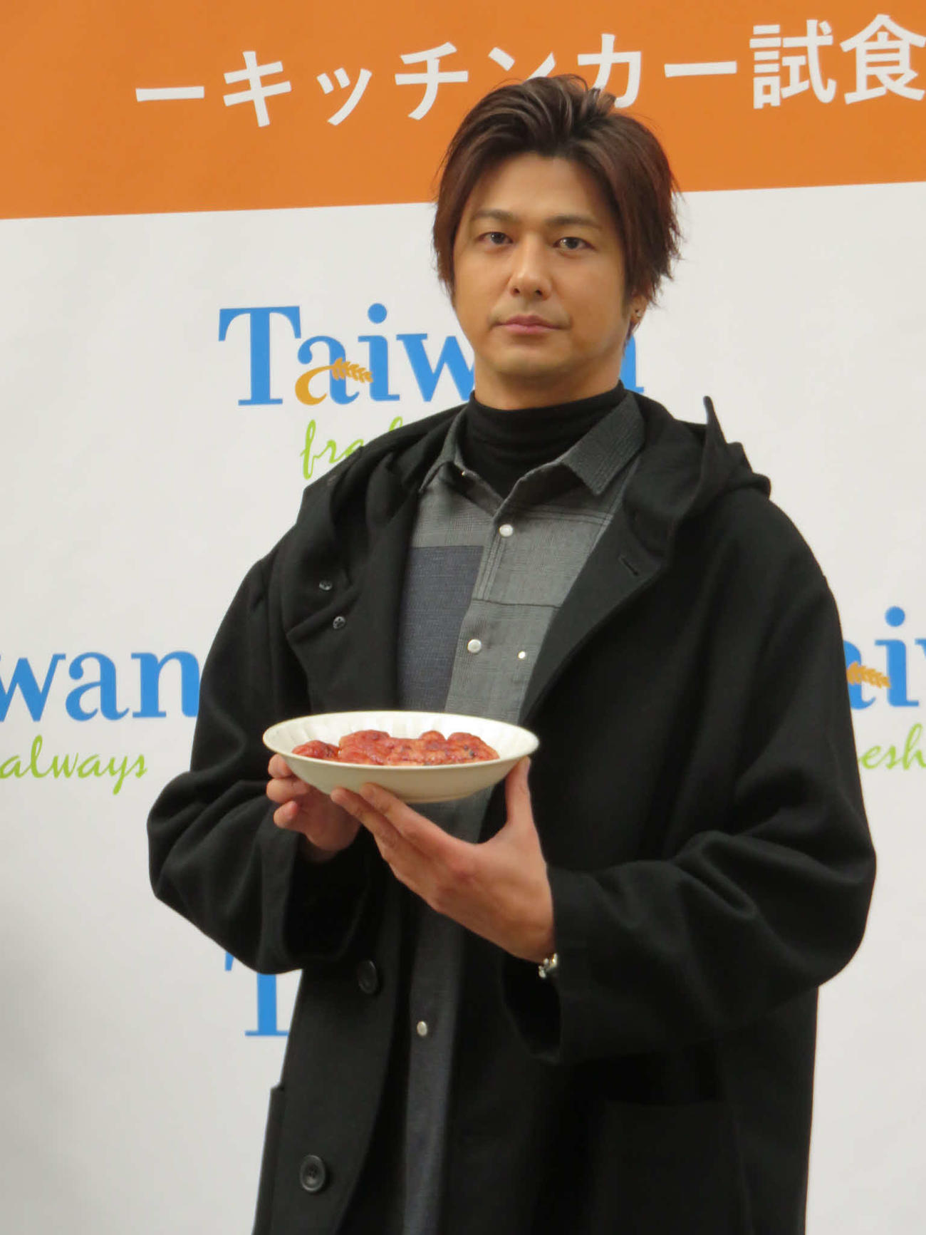 台湾の食品イベントに出席した速水もこみち
