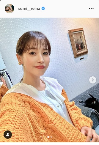 鷲見玲奈インスタグラムより