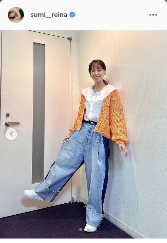 鷲見玲奈インスタグラムより