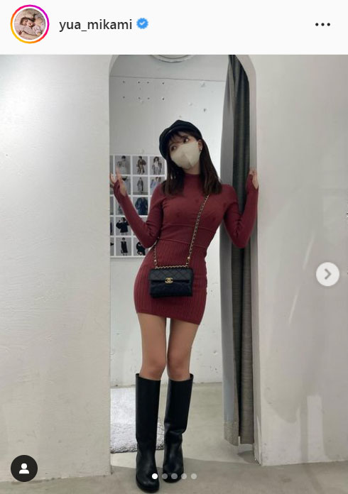 三上悠亜のインスタグラムより