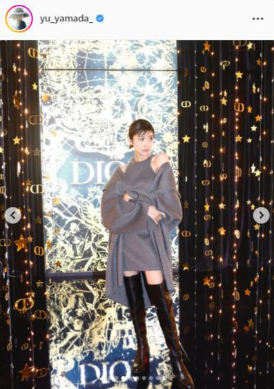 山田優インスタグラムより