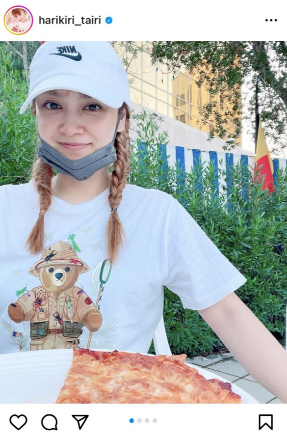 平愛梨のインスタグラムより