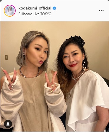 倖田來未インスタグラムより