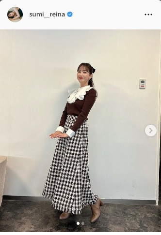 鷲見玲奈インスタグラムより