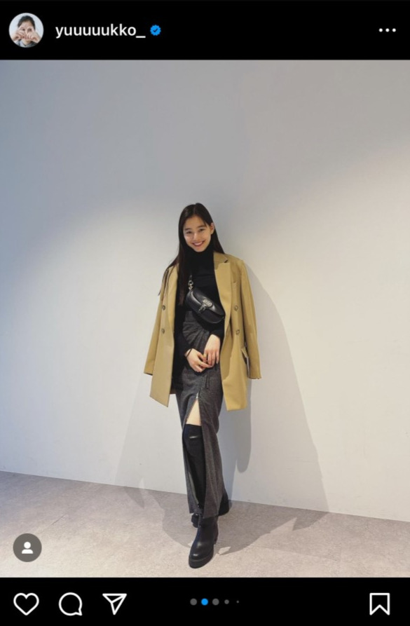 新木優子のインスタグラムより
