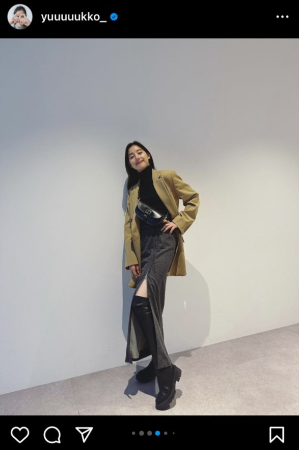 新木優子のインスタグラムより