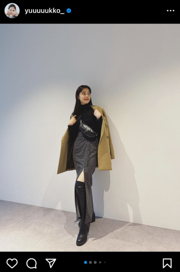 新木優子のインスタグラムより