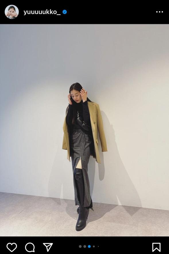 新木優子のインスタグラムより