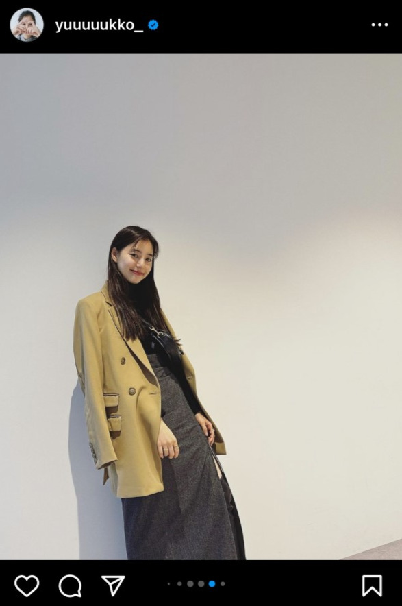 新木優子のインスタグラムより