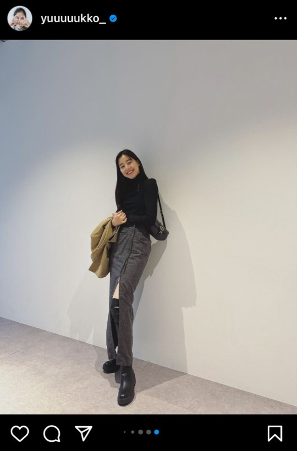 新木優子のインスタグラムより