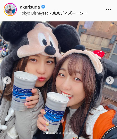 須田亜香里のインスタグラムより